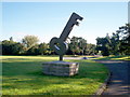 Metal Sculpture at Eden Villa Park, Portadown.