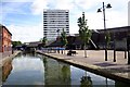 Coventry Canal Basin looking towards entrance