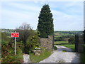 Entrance to Vernonlane Farm and also Public Bridleway