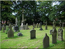 SJ5299 : Birchley, St Mary's Catholic Church, Graveyard by Alexander P Kapp