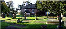 SJ8470 : Siddington Churchyard by Howard Selina