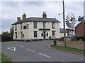 Pub at crossroads in Old Newton