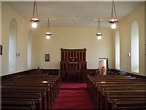 H5656 : Interior of Glenhoy Presbyterian Church by Kenneth  Allen