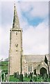 Ermington parish church: spire detail