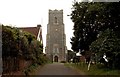 All Saints; the parish church of Hollesley