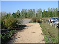 Car park at Fowlmead Country Park