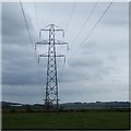 Power lines over Leuchar Moss