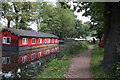 Looking east from Scotland Bridge, Basingstoke Canal