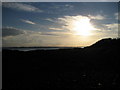 Sunset over Strangord Lough