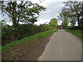 Lane north from Coton Hill