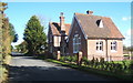 Former school, Tannington, dated 1874