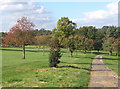 Footpath across Stowmarket golf course