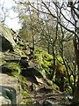 Footpath at the foot of Froggatt Edge