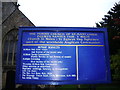 The Parish Church of St Mary, Chirk, Sign