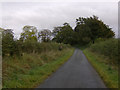 Lane leading south from Burradon