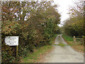 Driveway to Stapledon Farm