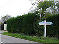 Signpost at West Ugworthy