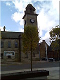 NS4970 : Clock tower of Clydebank Town Hall by Stephen Sweeney