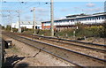 Railway north from Great Blakenham level crossing