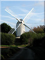 TG4612 : Thrigby windmill on Mill Road by Evelyn Simak