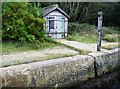 Beach hut on the Bouldnor shore