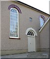 Detail of front of Rhyd-y-ceisiaid Chapel, Llangynin