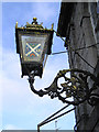 Ornamental bracket and lamp at Langholm