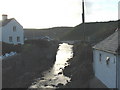 The Daron below Pont Aberdaron at nightfall