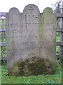 Headstone at Gorestown Church