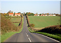 The road to East Markham from Tuxford