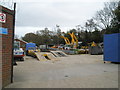 Plant Hire Equipment at industrial estate near station