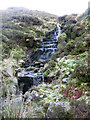 NY6547 : (Another) waterfall in Wolf Cleugh by Mike Quinn