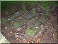 SN3013 : Gravestones, St Michael's Church, Llanfihangel abercywyn, St Clears by Humphrey Bolton