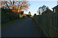 Public footpath by The Brambles