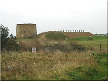 TR1533 : Martello Tower and firing range, Hythe by Nick Smith