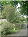 Rowan tree and plaque in Tough churchyard