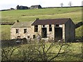 Derelict farmhouse and barn