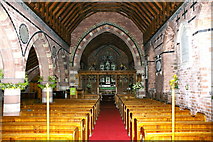 NY0106 : The Parish Church of St John, Beckermet, Interior by Alexander P Kapp