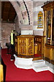 NY0106 : The Parish Church of St John, Beckermet, Pulpit by Alexander P Kapp