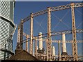 Gasholders and Battersea Power Station