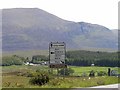 Altnaharra Junction viewing the top of Klibreck in background