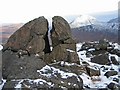 NG4725 : Shattered boulder on Sgurr nan Gillean by John Allan