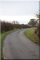 Lane past Lymburghs Farm