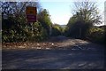 Closed road to Langage Farm