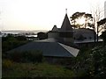 Canford Cliffs: view over church to Sandbanks