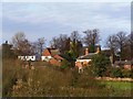 Birstall Village & Church from riverside path