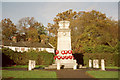 Enfield War Memorial after Remembrance Sunday