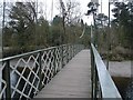 Ilkley - suspension bridge over River Wharfe