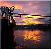 J5082 : Sunset over Bangor harbour by Rossographer