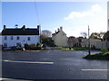 Looking across A48 from Woolsaton Inn